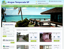 Tablet Screenshot of aluguetemporadasp.com.br